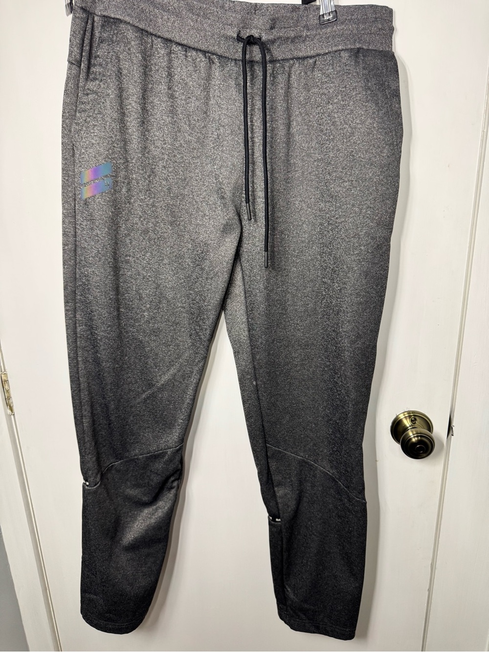 Hurley Gray Heather Performance Jogger Pants with Drawstring
